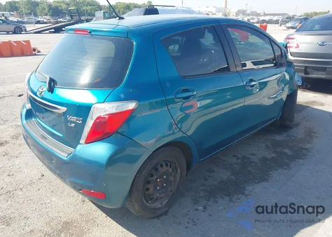 2012 Toyota Yaris Le from USA, damaged, VIN JTDKTUD37CD513917